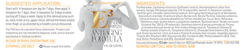 E3 Anti-Aging Formula